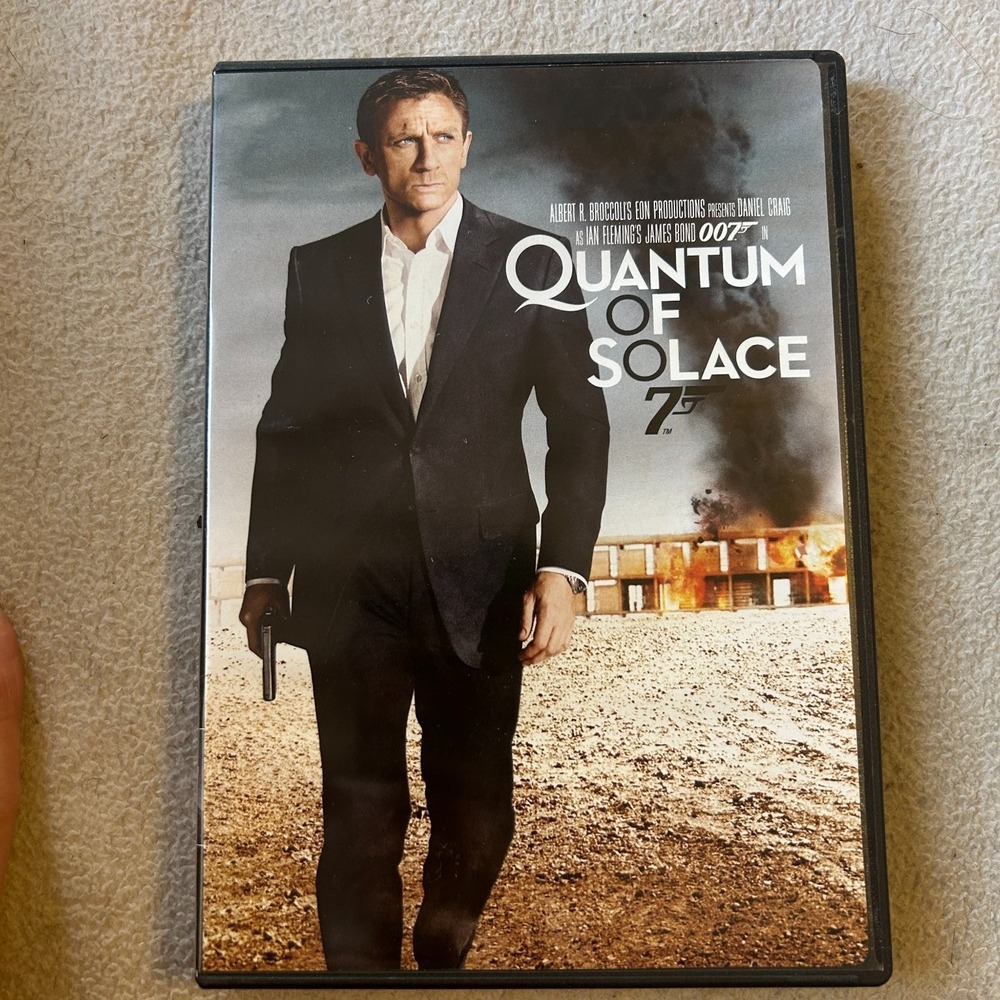 Quantum of Solace DVD 2008 Daniel Craig James Bond 007 Action Movie